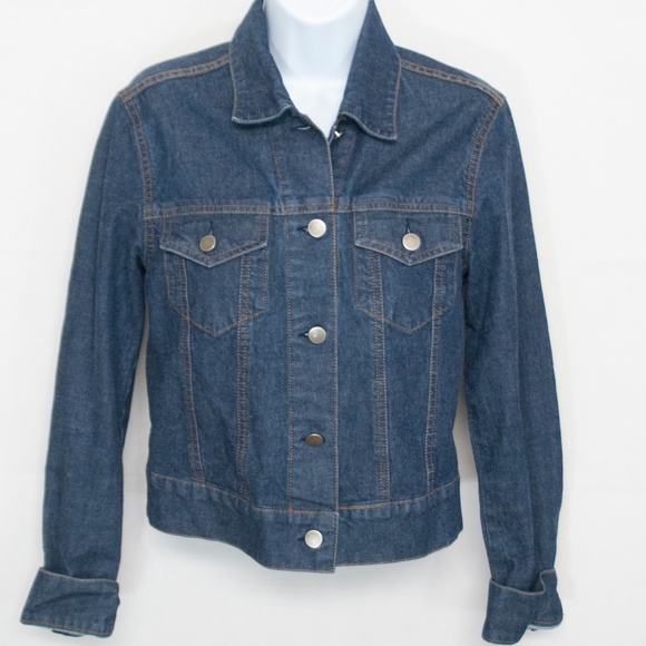 Theory Jackets & Blazers - Theory | Crop Denim Jacket Blue Jean M
